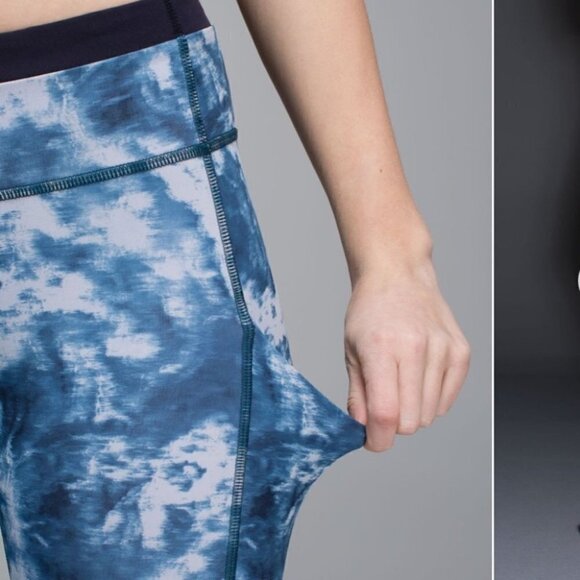 Lululemon Speed Tight III *All Full-On Luxtreme tie dye full length Blue size 2 - Picture 5 of 16
